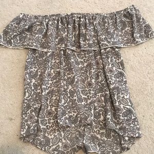 Off the shoulder blouse